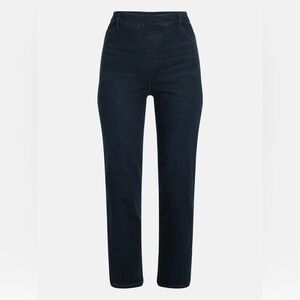 Time and Tru Women's High Rise Straight Leg Denim Jegging, 27.5" Inseam